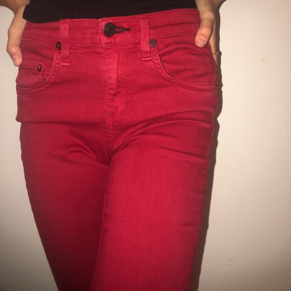Rag and bone red jeans! Size 26!